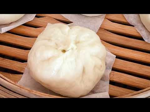 EASY Chinese steamed BBQ Pork Buns  (Char siu bao)