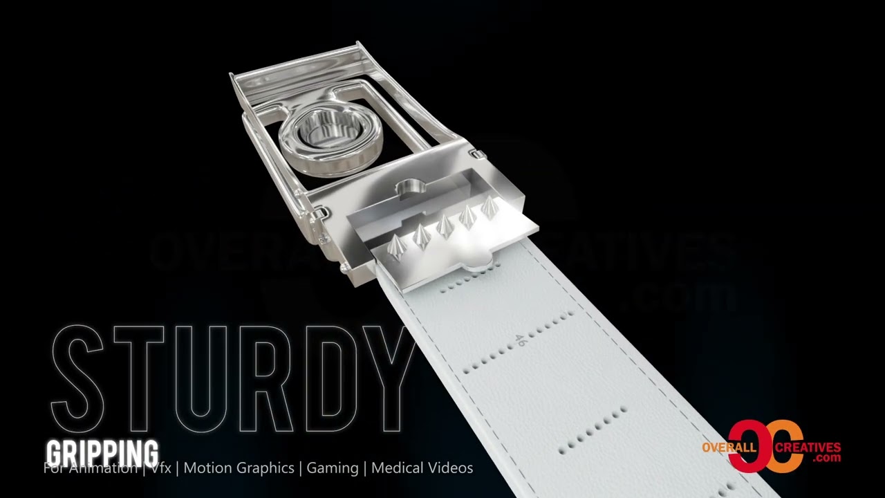 3D Belt Dartee Product  Animation