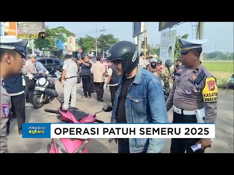 SATLANTAS POLRES NGAWI SASAR PELANGGARAN KASAT MATA SAAT OPERASI PATUH SEMERU 2025