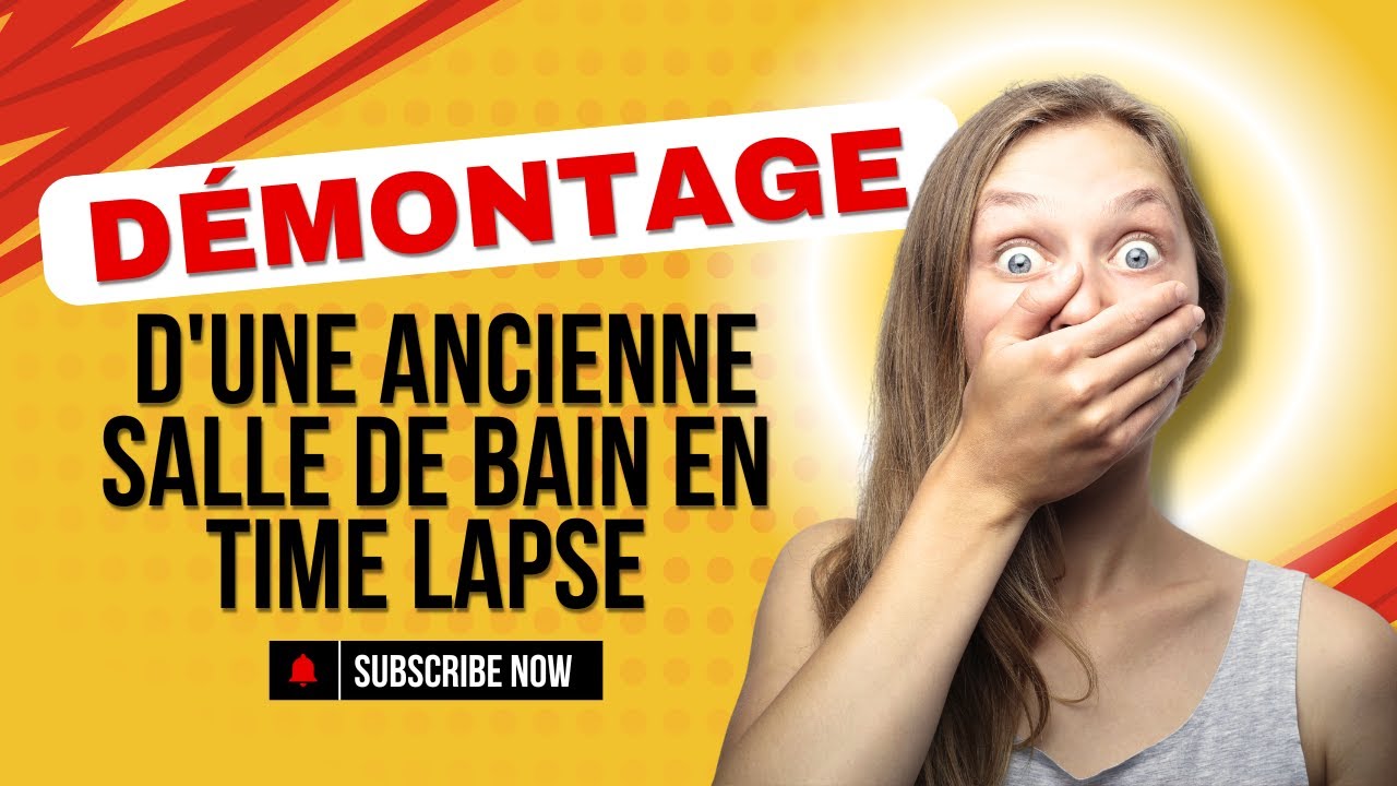 Démontage d'une Ancienne Salle de Bain en Time Lapse 🚿🔨