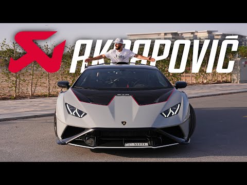 Here's what the Lamborghini Huracan STO sounds like with the titanium Akrapovic system