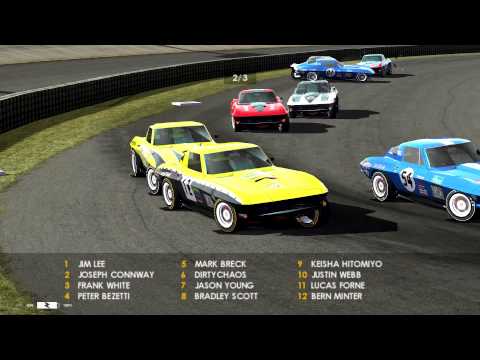 DTM Race Driver 3 [HD] Nashville Road Course Chevrolet Corvette L88 Sunray DX replay