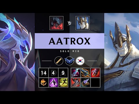 Aatrox Mid vs Galio: Quadra Kill, Dominating - KR Diamond Patch 25.S1.2