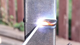 The three easiest ways to weld thin metal 1.5mm !! Any newbie can!