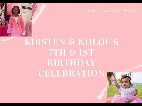 Throwback to Kirsten's Spa 🧖‍♀️ and Khloe's Rainbow 🌈 birthday parties.