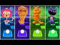 Princess_Loolilalu 🆚 Gegagedigedagedago 🆚 The_Garfield 🆚 CatNap_Hornstromp..Tiles Hop Edm Rush