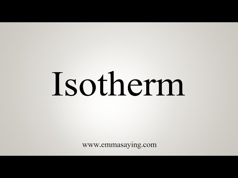 How To Say Isotherm