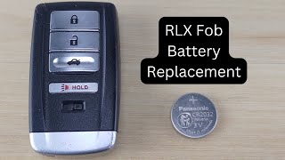 How To Replace or Change Acura RLX Remote Key Fob Battery 2016 - 2019