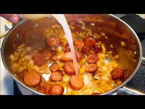 Jambalaya - Classic Shrimp and Andouille Sausage - PoorMansGourmet