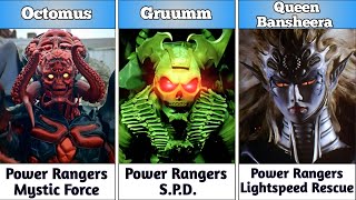 Top 12 Power Rangers Scariest Villains
