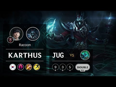 Karthus Jungle vs Hecarim - KR Grandmaster Patch 9.8
