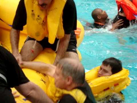 Water Ditching Cabin Evacutation - Delta FT DO