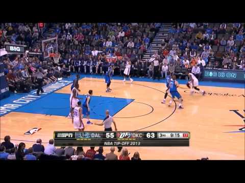 Serge Ibaka vs Dallas Mavericks 2013.11.06