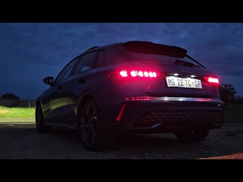 Night POV Drive and Features - 2025 Audi A3 S-Line 35 TFSI - Audi Matrix LED The Best?