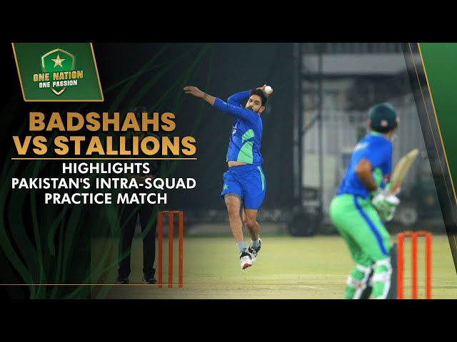 Badshahs vs Stallions Highlights | Intra-Squad Practice Match 🏏