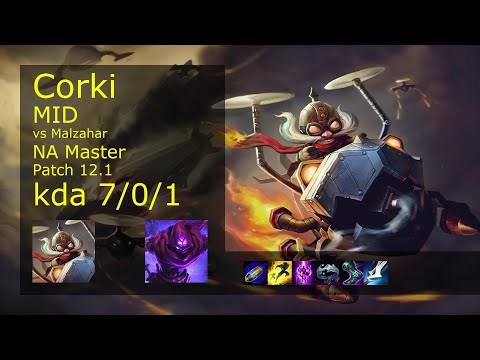 Rank 5 NA Corki: Mid vs Malzahar