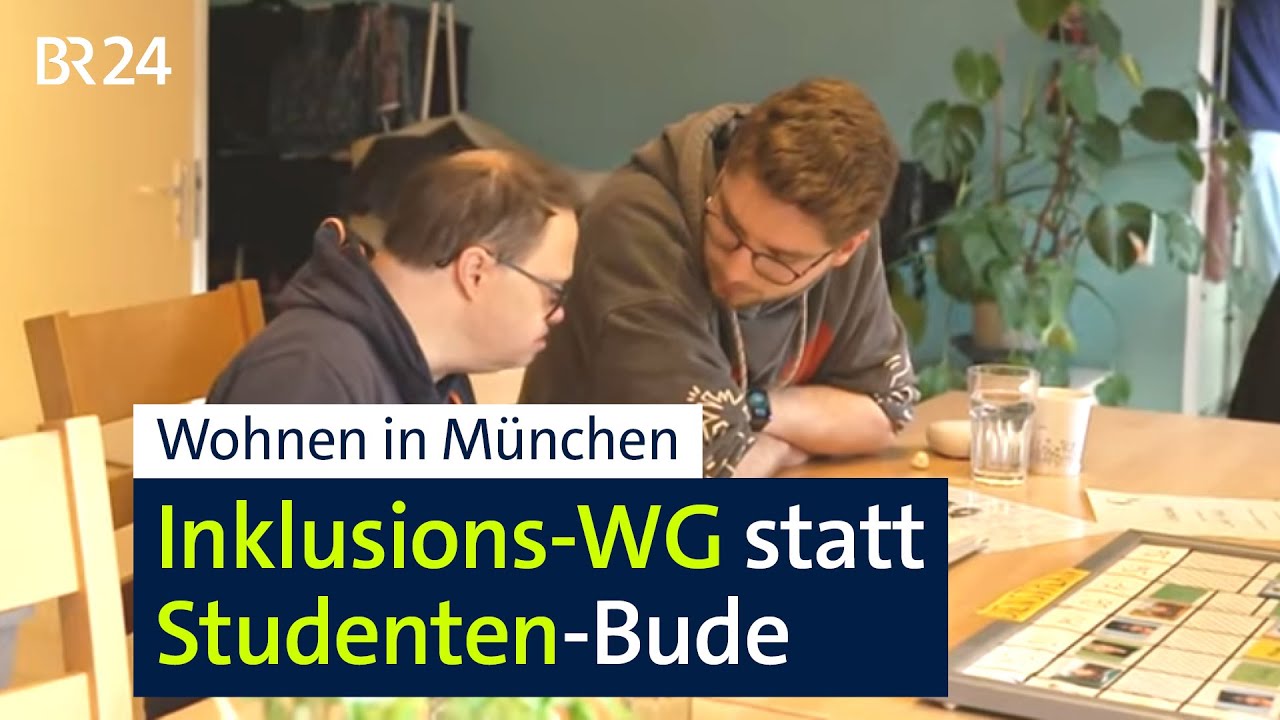 Student zieht in Inklusions-WG in München | Abendschau | BR24