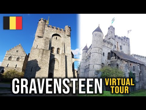 Gravensteen Castle Belgium Ghent (Virtual Tour 2023) | Explore with Farukh