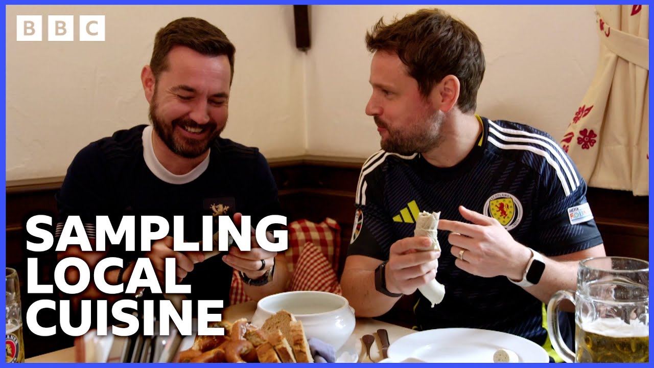 Local German Cuisine | Late Night at the Euros with Compston and Smart