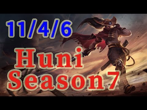 SKT T1 Huni Yasuo TOP vs Renekton Patch 7.17