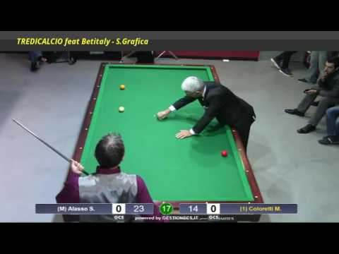 ALASSO vs COLORETTI - 1^PROVA BILIARDO BTP 2016/17 DESIO