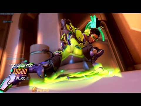 BEST LUCIO IN THE WORLD - FDGOD! POTG! OVERWATCH 2 SEASON 6 TOP 500