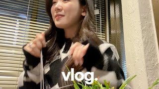 vlog. 일하느라 못놀다가 프로젝트 끝나서 신난 ENFP 🐱 이사갈 집 계약, NEW 아이폰케이스와 그립톡, 남영동 초원