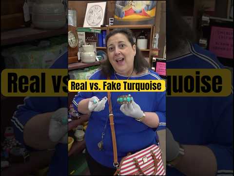 How to Tell Real vs. Fake Turquoise Jewellery - Thrift Shopping by Dr. Lori
