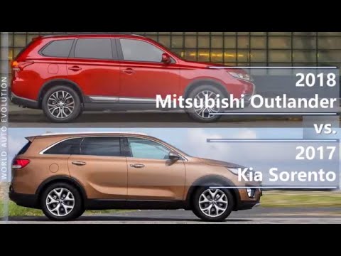 2018 Mitsubishi Outlander vs 2017 Kia Sorento (technical comparison)