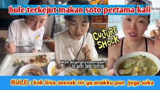 Download lagu reaksi bule pertama kali makan soto|aku mau makan ini setiap hari🤤😍#bule #kulinerindonesia  mp3