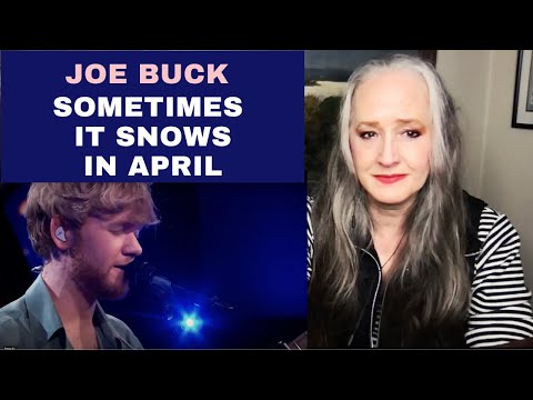 Voice Teacher Reaction to Joe Buck  -  Sometimes It Snows in April - Beste Zangers 2021