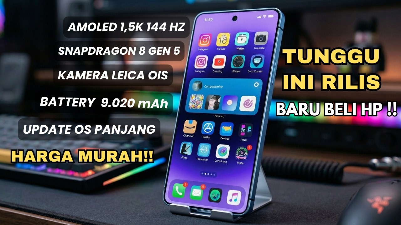 TAHAN DULU BELI HPNYA‼️RAM 12/512GB, 9020mAh - INI DIA HP TERBARU YG AKAN RILIS DALAM WAKTU DEKAT