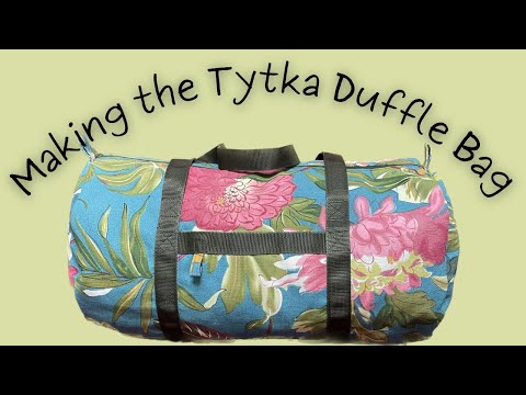 Sewing my first duffle bag | Tytka medium size duffle bag pattern review and advice