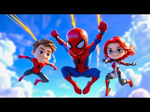 Spider Heroes Fly into Action! 🕷️✈️| Marvel's Spidey and His Amazing Friends