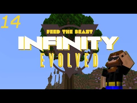 Minecraft: FTB Infinity Evolved - Ep.14 - Mega Rubber Sapling!