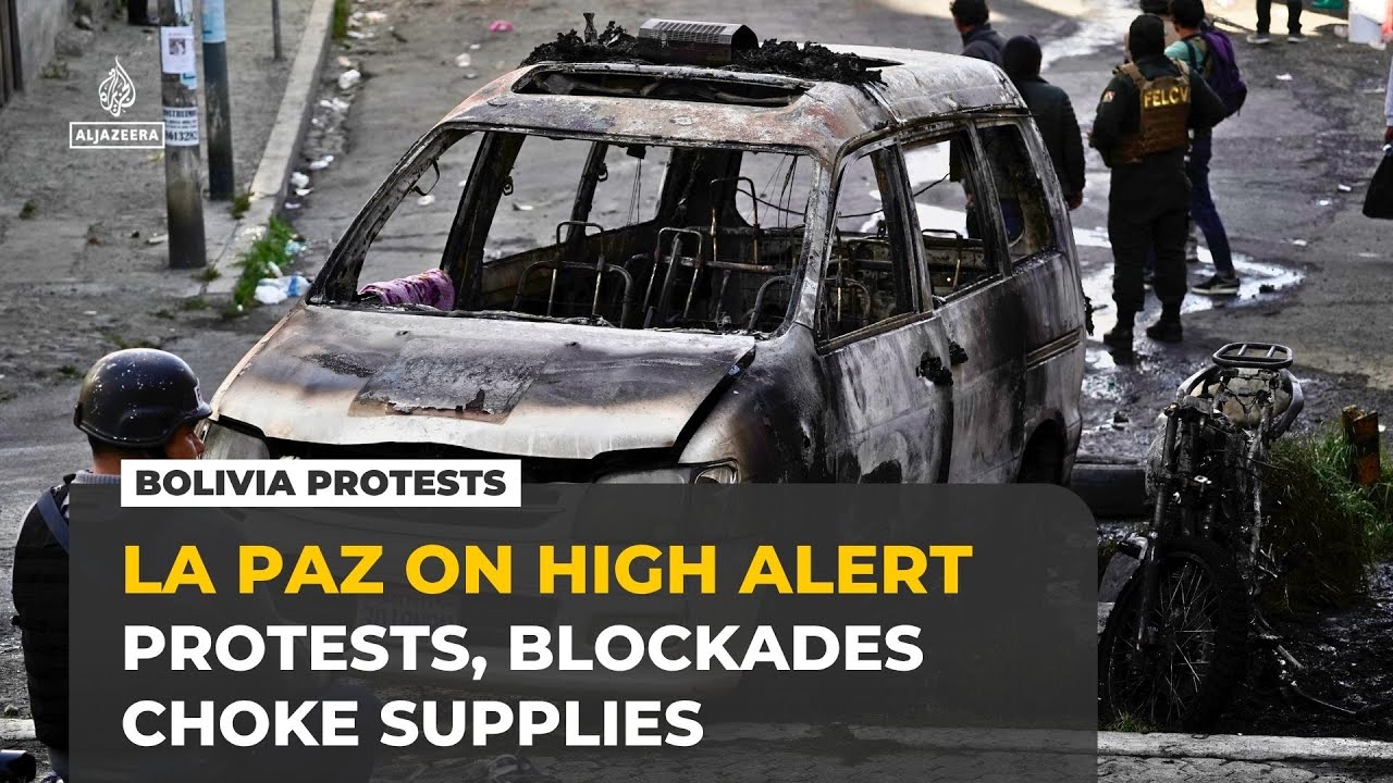 Bolivia’s La Paz under heavy security as anti-govt protests, blockades choke supplies