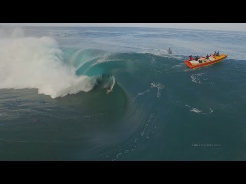 Drone Footage, Surfing Huge Waves, Teahupoo, Tahiti In 4K  July 2015