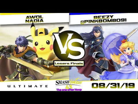 AWOL & NadiA (Y) vs. Beezy & @pinkbombo91 (B) - Losers Finals - Smashkatoon 43