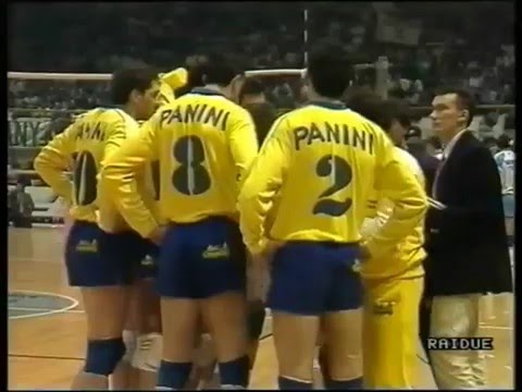 Finale scudetto Campionato Italiano di Pallavolo Maschile 1987/88.