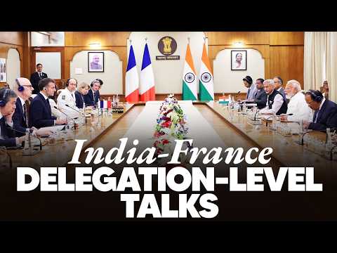 LIVE: PM Modi holds delegation-level talks with French President Emmanuel Macron in Mumbai
