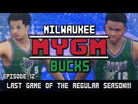 NBA 2K15: MyGM Ep. 12 - Milwaukee Bucks | LAST GAME OF THE REGULAR SEASON!! | PC (60 FPS)