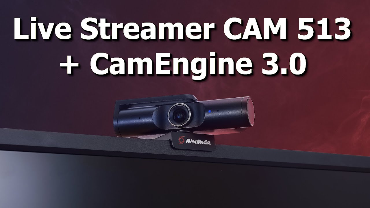 Introducing the Live Streamer CAM 513 4K Webcam and CamEngine AI Features