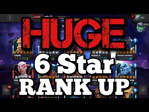 GAME CHANGING RANK UP 6 Star Rank 2 ??!!! | Marvel Contest of Champions
