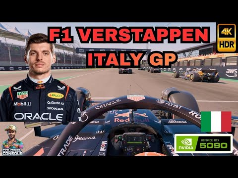 Thumbnail for Formula one Italy GP Redbull Verstappen | Ultra realistic f1 gameplay by Red Bull Racing RB21