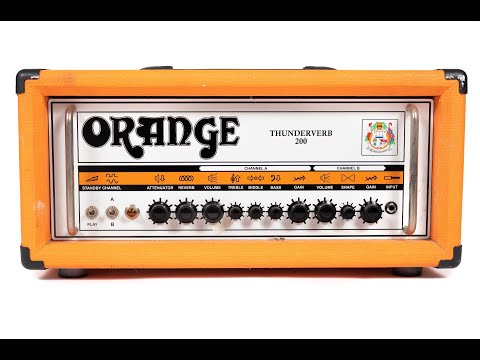 Orange Thunderverb 200 Head from Wes Borland