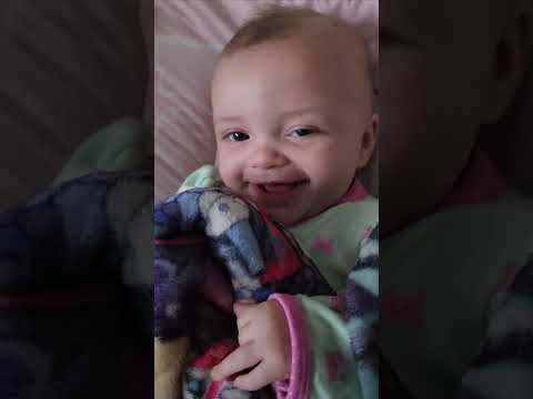 Baby smiles are the BEST!!! #youtube #video #baby #girl #hi