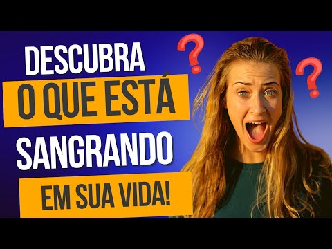 Descubra o que está sangrando em sua vida!Se você se encontra triste, então este vídeo é para você.