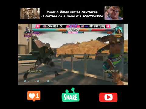 Tekken 7 | Season 4 | What a Bryan combo Acumajor is putting on a show for ICFCTEKKEN