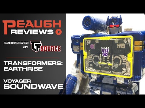 Video Review: Transformers Earthrise - Voyager SOUNDWAVE