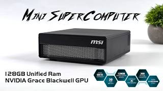 Ultra-Tiny Supercomputer Fits In A Backpack! MSI Expert Edge (NVIDIA DGX Spark)